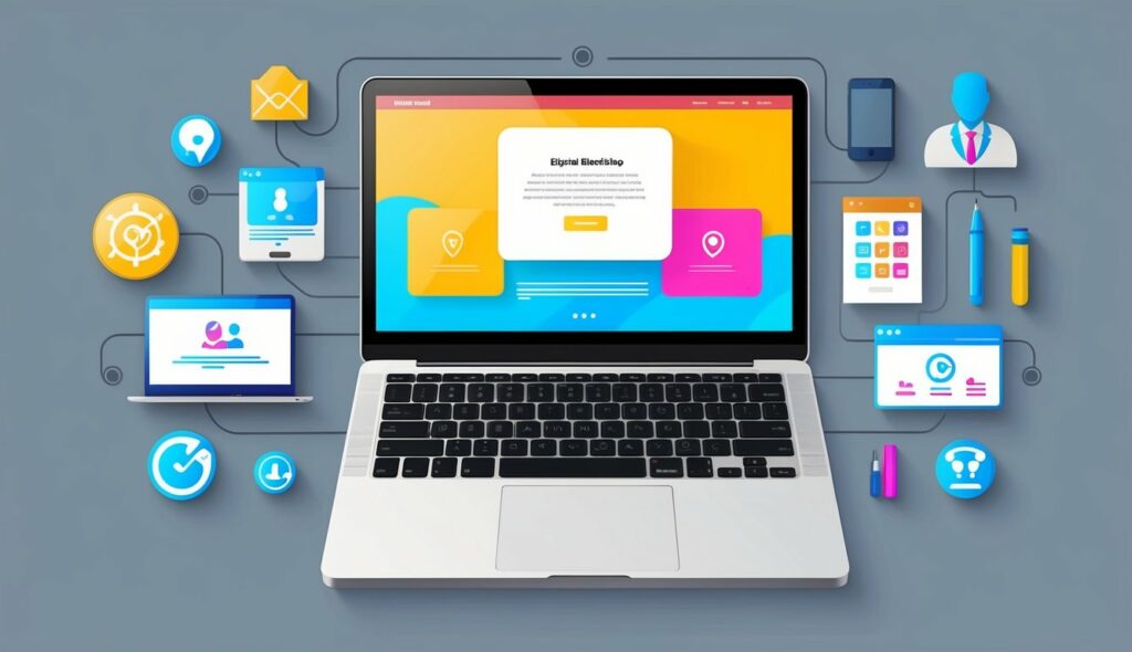 modernes marketing durch optimierte website